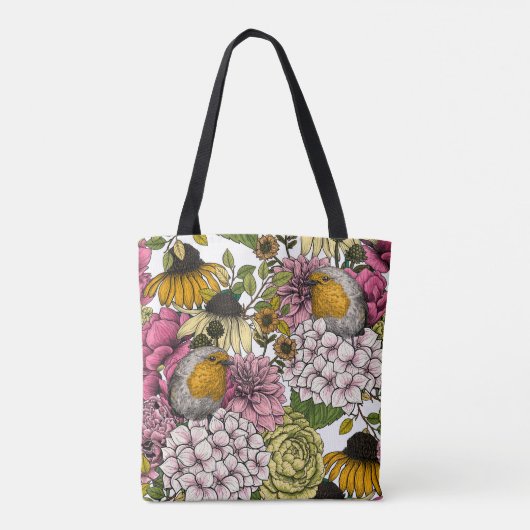 Rozijnen in de tuin tote bag (Achterkant)