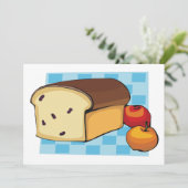 Rozijnenbrood en Rode Appels Kaart (Staand voorkant)