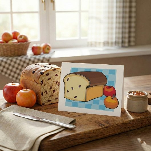 Rozijnenbrood en Rode Appels Kaart