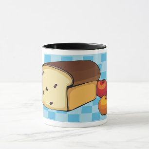 Rozijnenbrood en Rode Appels Mok