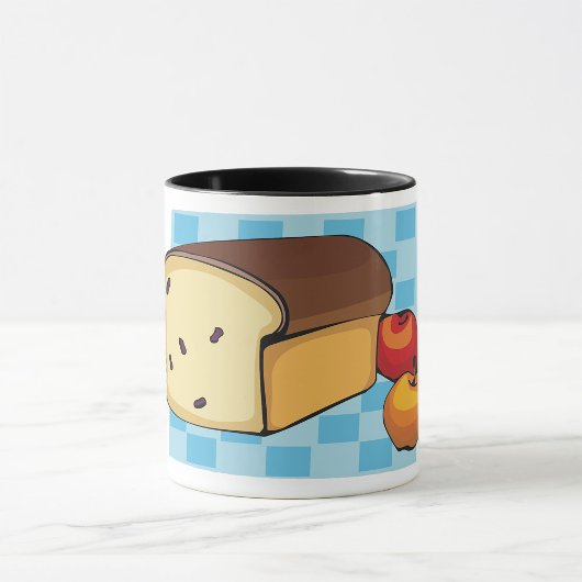 Rozijnenbrood en Rode Appels Mok