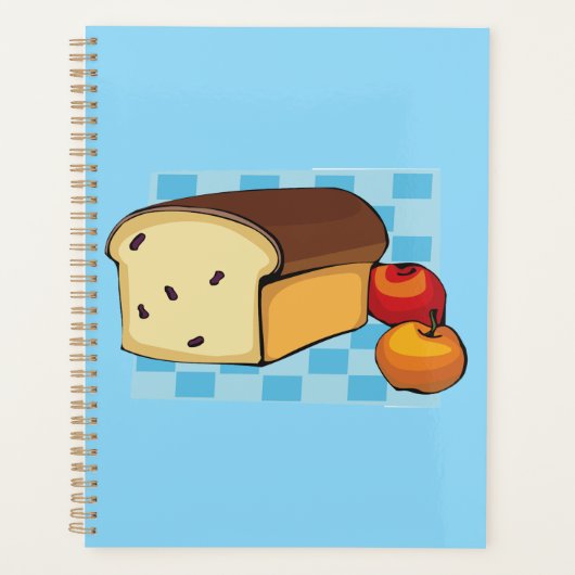 Rozijnenbrood en rode appels planner (Voorkant)
