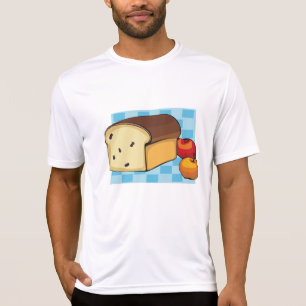 Rozijnenbrood en rode appels t-shirt