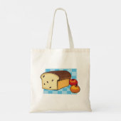 Rozijnenbrood en Rode Appels Tote Bag (Achterkant)