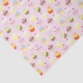 ROZIJNTAARTJES ROZE PATROON TISSUEPAPIER (Detail)
