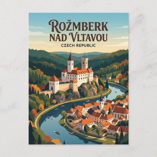 Rožmberk nad Vltavou Tsjechië Briefkaart (Voorkant)