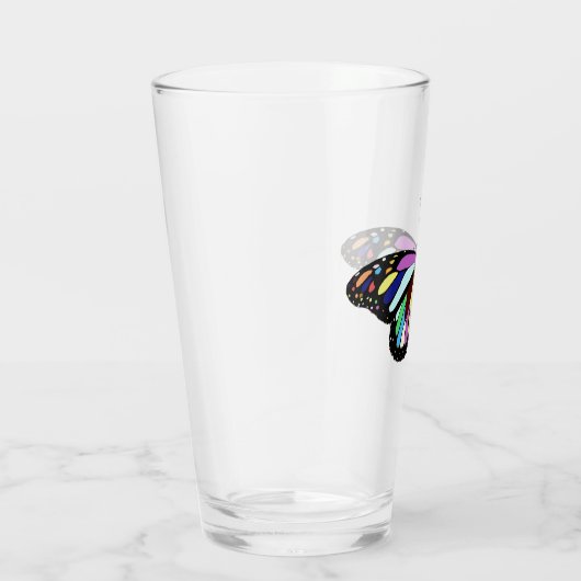 RP colorful butterfly Glas (Rechts)