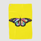 RP colorful butterfly Golfhanddoek (Voorkant)