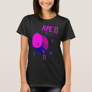 RPE 11 Gewichtheffen Bodybuilding Fitness Gym Werk T-shirt