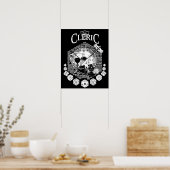 RPG Class Series Cleric White Versie Poster (Keuken)
