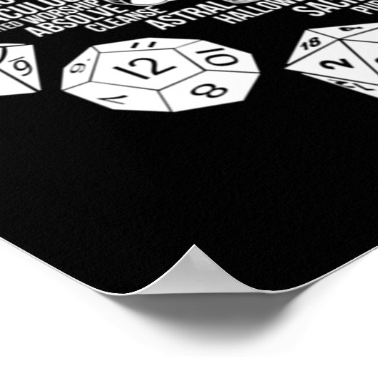 RPG Class Series Cleric White Versie Poster (Hoek)