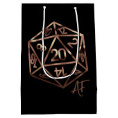 RPG Crit AF | Copper Fantasy Tafelblad Gamer Dobbe Medium Cadeauzakje (Achterkant)