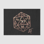 RPG Crit AF | Copper Fantasy Tafelbladspeler Dobbe Tissuepapier (Voorkant)