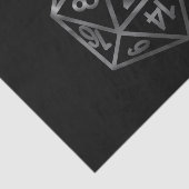 RPG Crit AF | Fantasy Tabletop Retro Gamer Dobbels Tissuepapier (Detail)