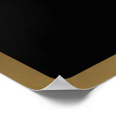 RPG Crit AF | Gold Fantasy tafelblad PnP Gamer Dic Poster (Hoek)