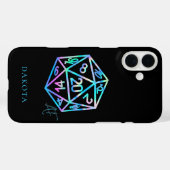 RPG Crit AF | Holo Fantasy tafelblad PnP Gamer Dic Case-Mate iPhone Case (Achterkant (horizontaal))