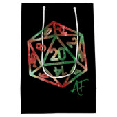 RPG Crit AF | Kerst Fantasy Tafelblad Spel Dobbels Medium Cadeauzakje (Achterkant)