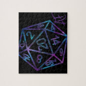 RPG Crit AF | Nebula Fantasy Tafelblad Gamer Dice Legpuzzel (Verticaal)