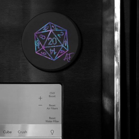 RPG Crit AF | Nebula Fantasy Tafelblad Gamer Dice Magneet