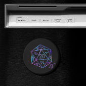 RPG Crit AF | Nebula Fantasy Tafelblad Gamer Dice Magneet