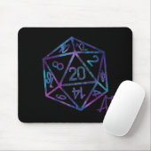 RPG Crit AF | Nebula Fantasy Tafelblad Gamer Dice Muismat (Met muis)