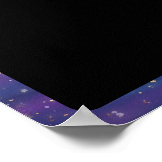 RPG Crit AF | Nebula Fantasy Tafelblad Gamer Dice Poster (Hoek)