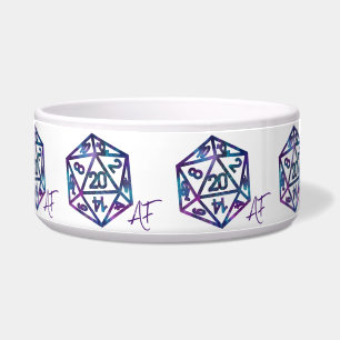 RPG Crit AF Nebula Fantasy Tafelblad Gamer Dice Voerbakje