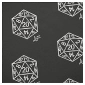 RPG Crit AF | Old School Tafelblad Roleplayer Dice Stof (Swatch)