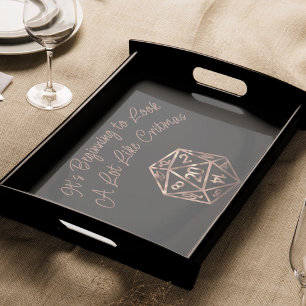 RPG Critmas Copper Fantasy Tafelblad Gamer Dice Tissuepapier