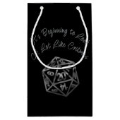 RPG Critmas | Fantasy tafelblad Retro Gamer Dice Klein Cadeauzakje (Achterkant)