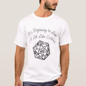 RPG Critmas | Fantasy tafelblad Retro Gamer Dice T-shirt (Voorkant)