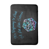 RPG Critmas | Holo Fantasy Tafelblad Gamer Dice Badmat (Voorkant Verticaal)