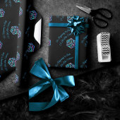 RPG Critmas | Holo Fantasy Tafelblad Gamer Dice Cadeaupapier