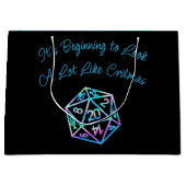 RPG Critmas | Holo Fantasy Tafelblad Gamer Dice Groot Cadeauzakje (Voorkant)
