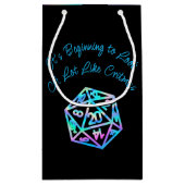 RPG Critmas | Holo Fantasy Tafelblad Gamer Dice Klein Cadeauzakje (Achterkant)