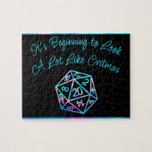 RPG Critmas | Holo Fantasy Tafelblad Gamer Dice Legpuzzel (Horizontaal)