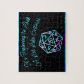 RPG Critmas | Holo Fantasy Tafelblad Gamer Dice Legpuzzel (Verticaal)