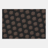 RPG Critmas | Koperen tafelblad PnP rollenspeler d Inpakpapier Vel (Voorkant 3)