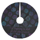 RPG Critmas | Nebula Tabletop PnP Roleplayer Dice Kerstboom Rok (Voorkant)