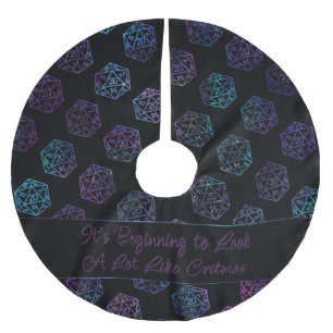 RPG Critmas   Nebula Tabletop PnP Roleplayer Dice Kerstboom Rok