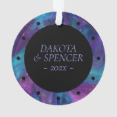 RPG Critmas | Nebula Tabletop PnP Roleplayer Dice Ornament (achterkant)