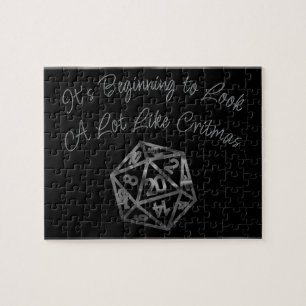RPG Critmas Old School Tafelblad Roleplayer Dice Legpuzzel