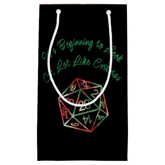 RPG Critmas | XMAS Fantasy Tabletop Gamer Dice Klein Cadeauzakje (Voorkant)