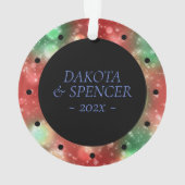 RPG Critmas | XMAS Fantasy Tabletop Gamer Dice Ornament (achterkant)