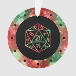 RPG Critmas   XMAS Fantasy Tabletop Gamer Dice Ornament