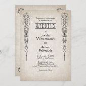 RPG D20 Elke kleur Gamer bruiloft Kaart (Voorkant / Achterkant)