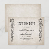 RPG D20 Gamer Bruiloft Save The Date (Voorkant / Achterkant)