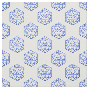 RPG Dice   Blue Fantasy Retro Tafelblad PnP Gamer Stof