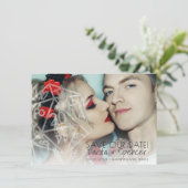 RPG Dice | Classic Fantasy Tafelblad Gamer Foto Save The Date (Staand voorkant)