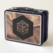 RPG Dice | Copper Fantasy Retro Tabletop PnP Gamer (Achterkant)